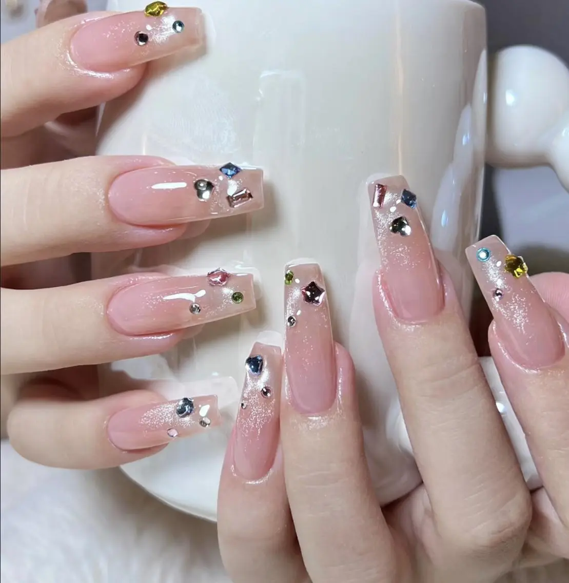 ネイル ハンドネイル By moonネイル 🌷ワンホン/韓国風のネイルデザイン