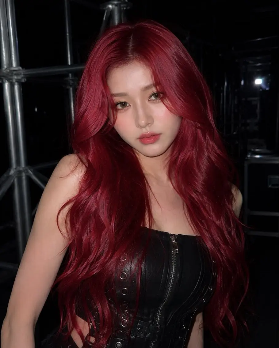 ロング 🍒韓国y2k暖色 NO.1🍒REAのヘアスタイル