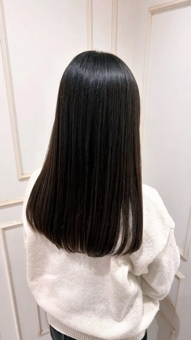 セミロング はしもと つむぎのヘアスタイル