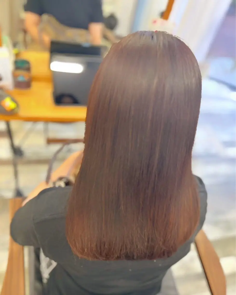 【軽やかツヤ仕上げ🎐】カット+ケアトリートメント✂️の写真