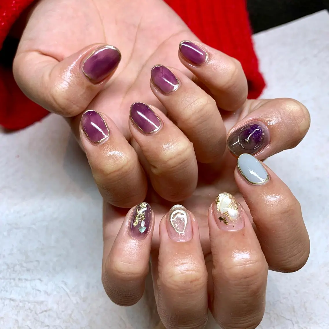 ネイル 里見 麗のネイルデザイン