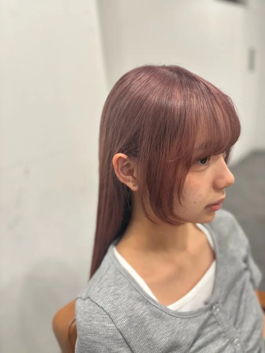 ロング カラー ヘアカラー SHIAN/ハイトー ン/🍒ゆな🍒のヘアスタイル