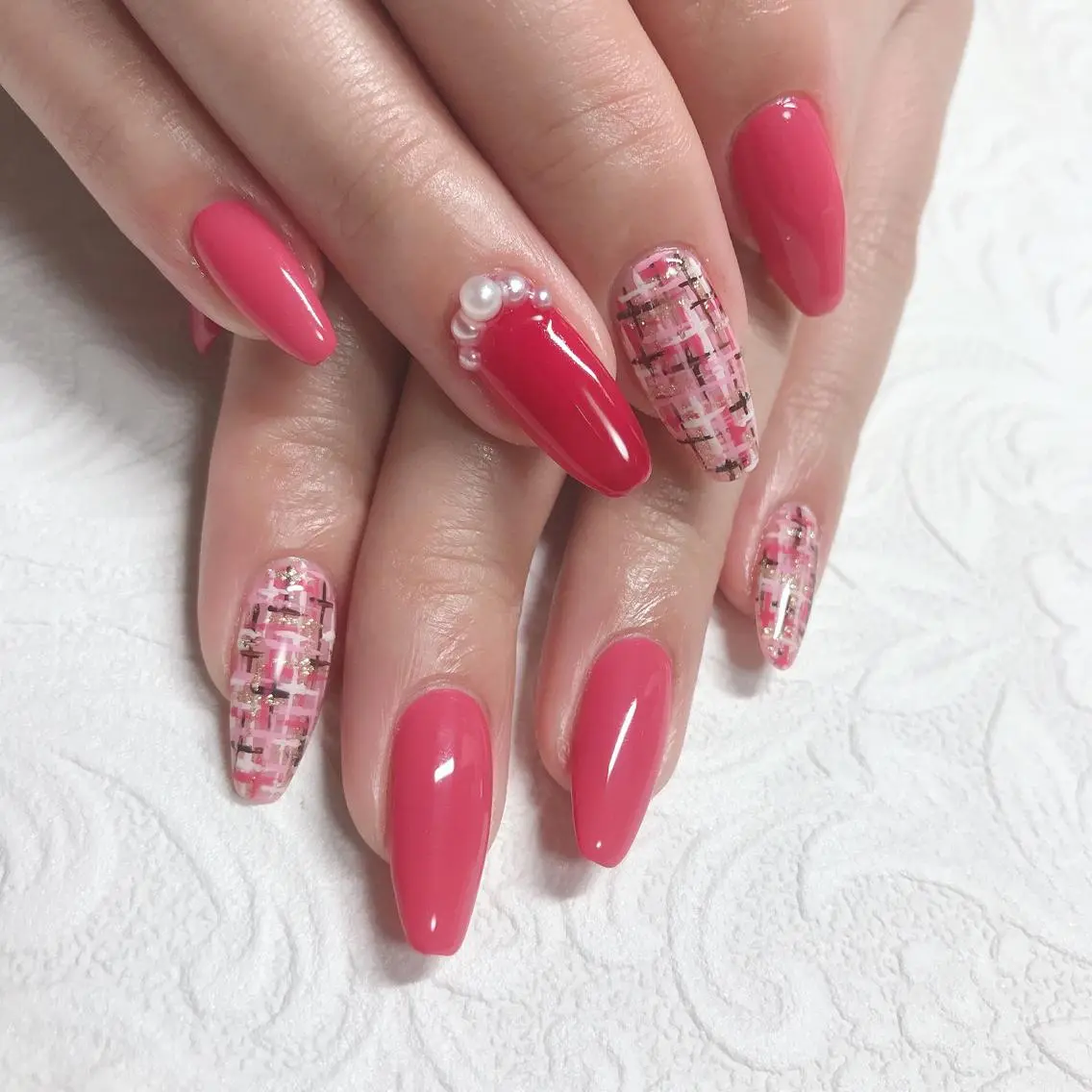 ネイル ツイードネイル Room nailのネイルデザイン