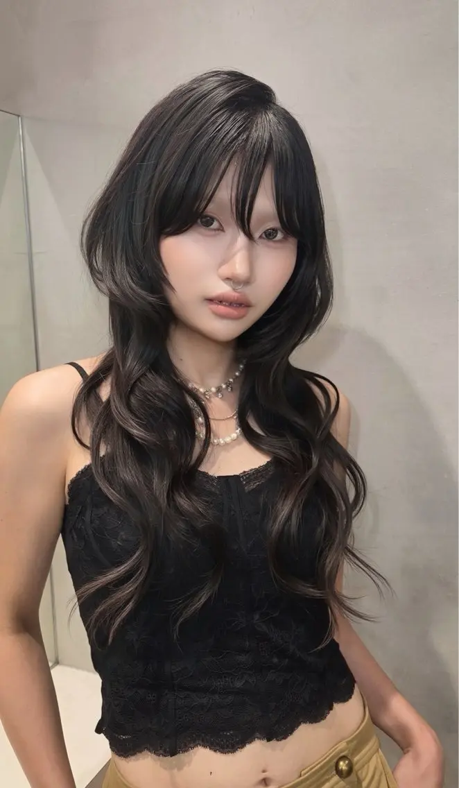 ロング 浦和うる艶 縮毛矯正⭐️セナ🎀のヘアスタイル