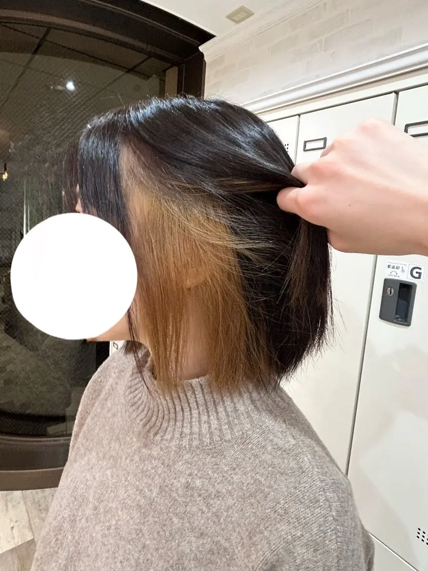 ショート カラー ベージュカラー ブリーチ 抜きっぱなしブロンド 透明感カラー インナーカラー Kurumi リトル渋谷のヘアスタイル