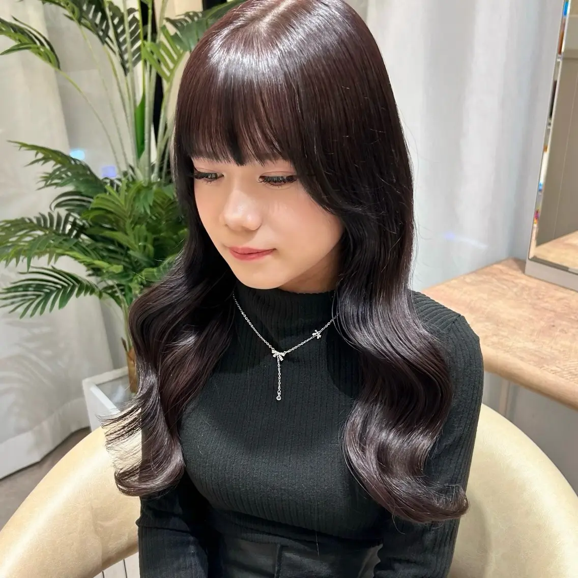 ロング カラー カット ヘアカラー トリートメント レイヤー/艶カラー/ Natsuho💞のヘアスタイル