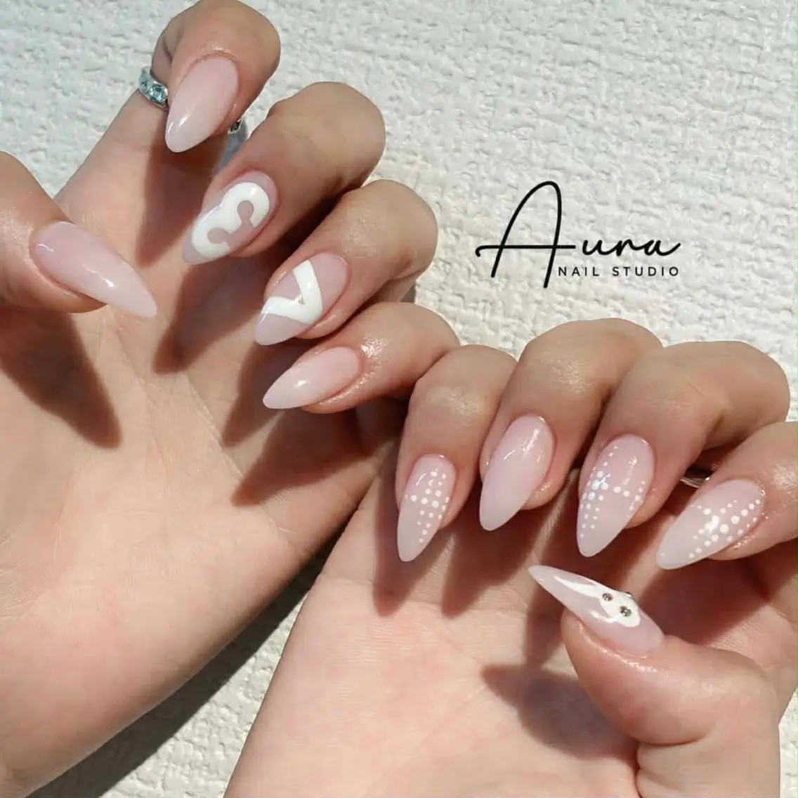 ネイル ハンドネイル Aura Nail HanNaのネイルデザイン