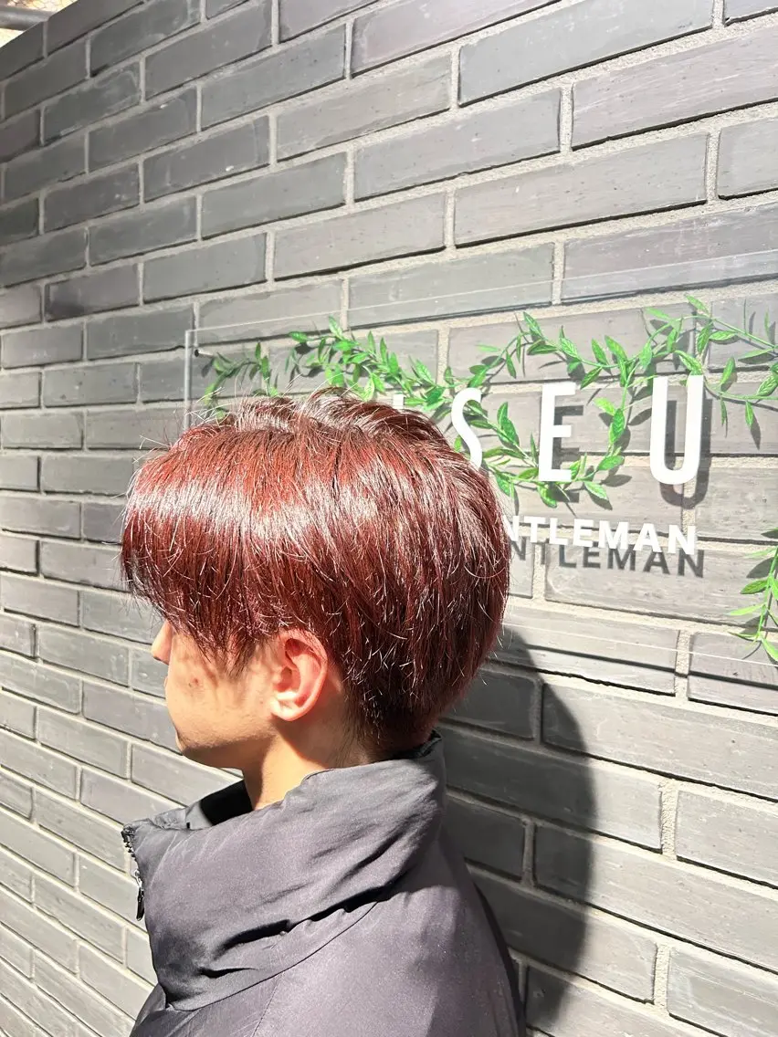 カラー パーマ メンズ メンズブリーチ ブリーチ ブリーチなしカラー FRISEUR/山本 美芽のヘアスタイル