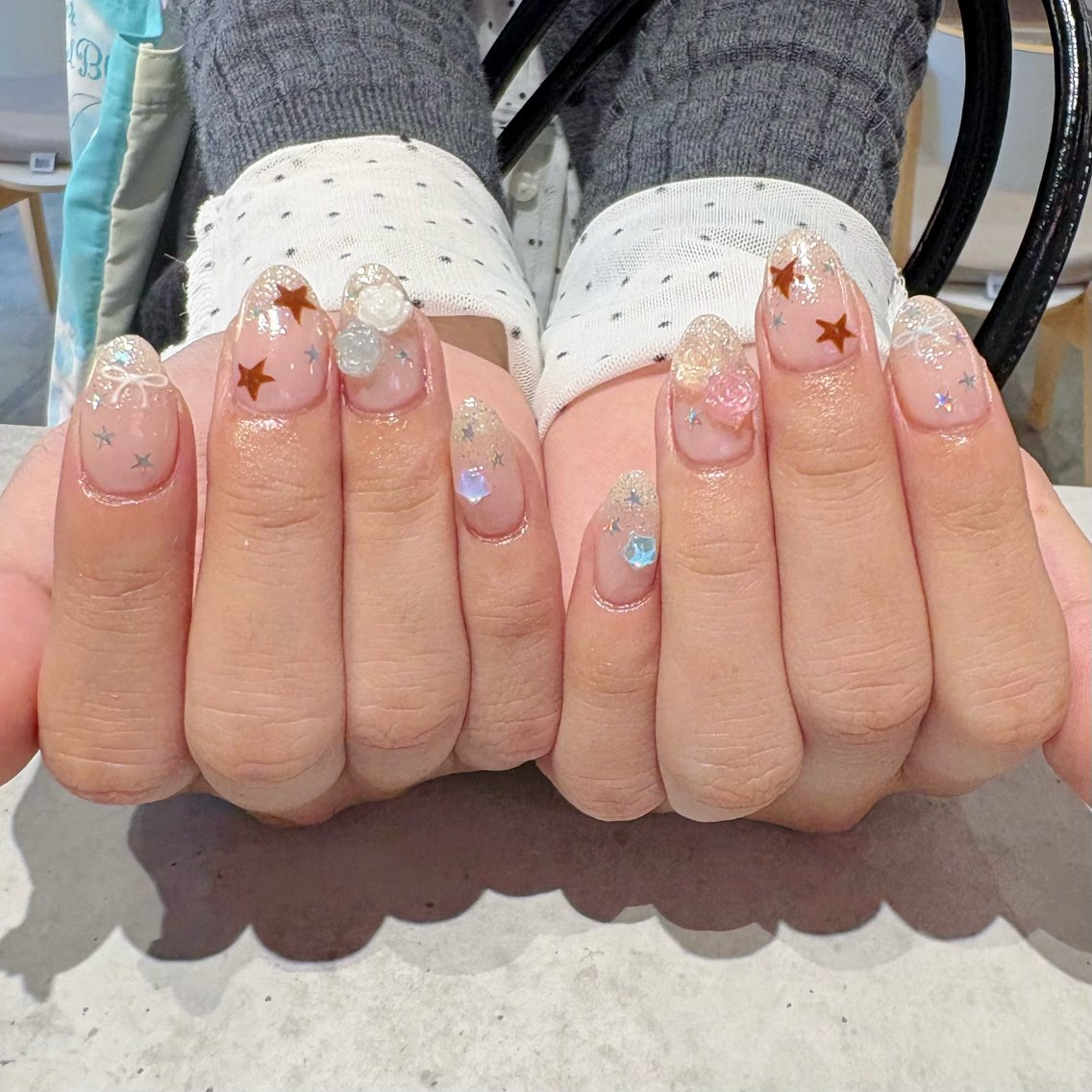 ネイル 持ち込み Ayu ꕤ︎︎。°⋆のネイルデザイン