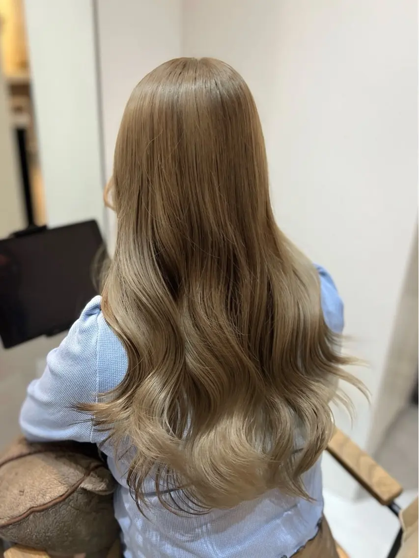 ロング カラー ヘアアレンジ ✨韓国/外国人風✨ 江原巧のヘアスタイル