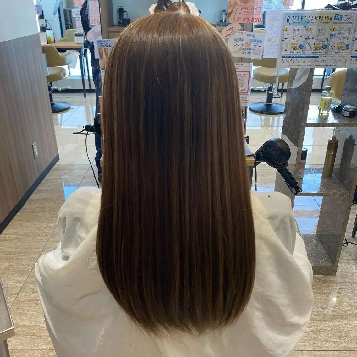 ロング カラー ヘアカラー 天池 結衣のヘアスタイル
