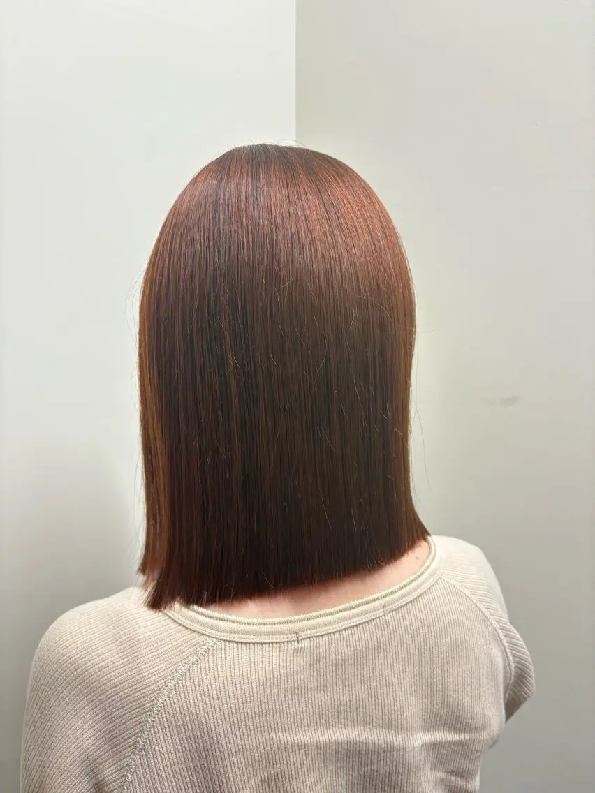 カラー カット ヘアカラー ミディアムレイヤー/ 艶カラーNorikaのヘアスタイル