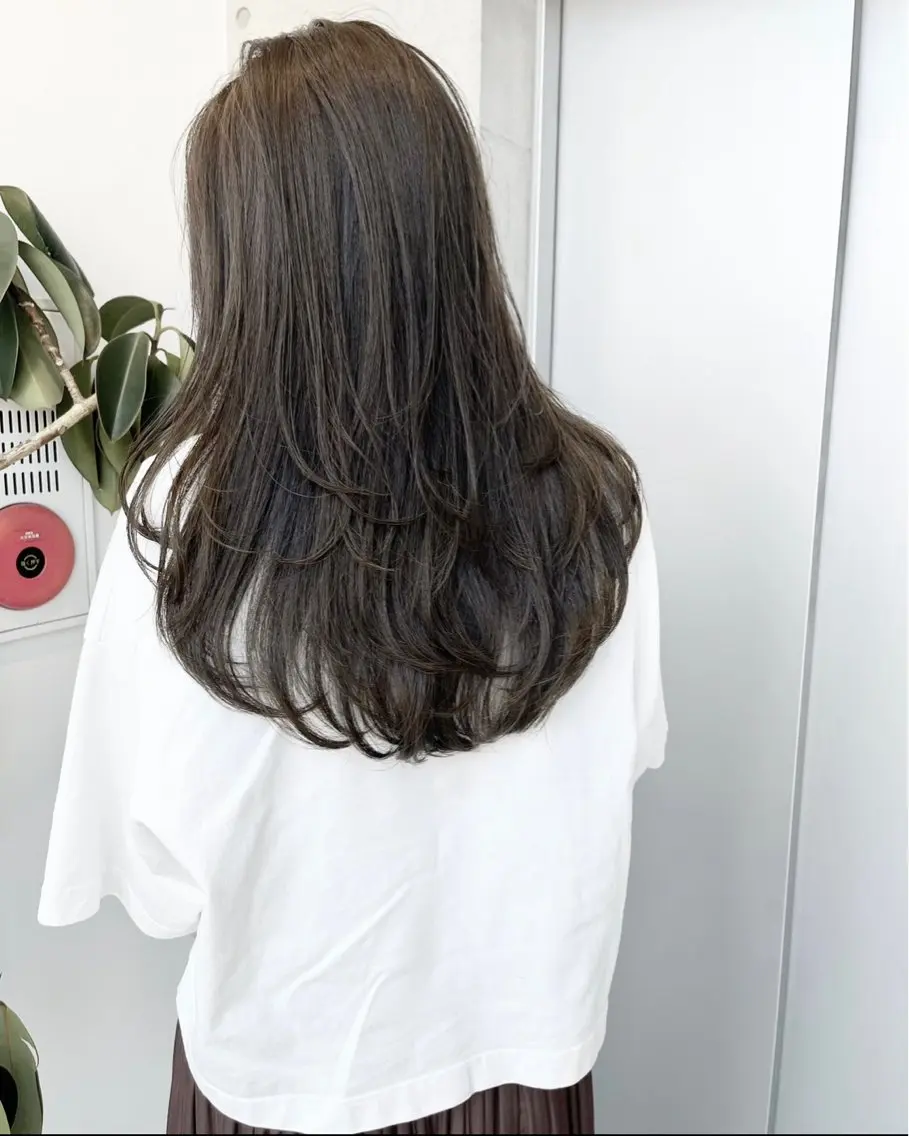 ロング カラー パーマ ヘアアレンジ 縮毛矯正特化✂︎ YUKAのヘアスタイル