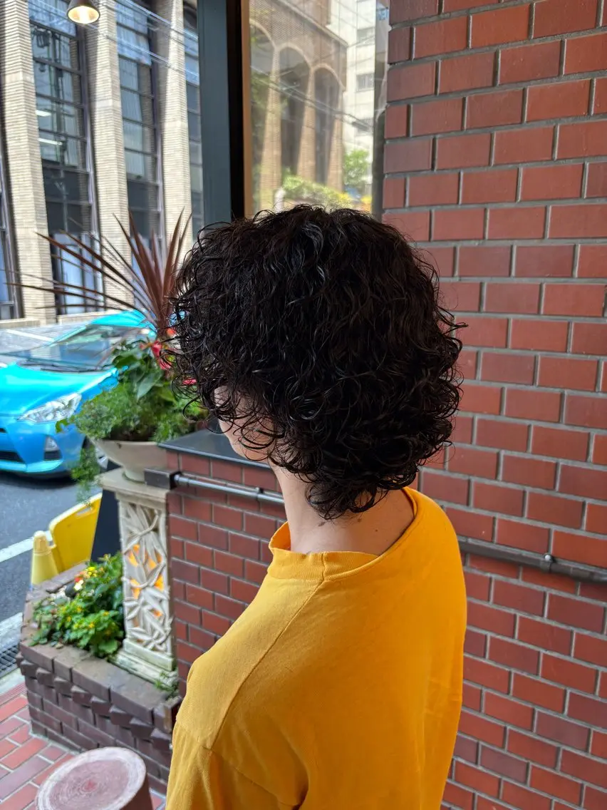 パーマ メンズ 村下 美尋のヘアスタイル