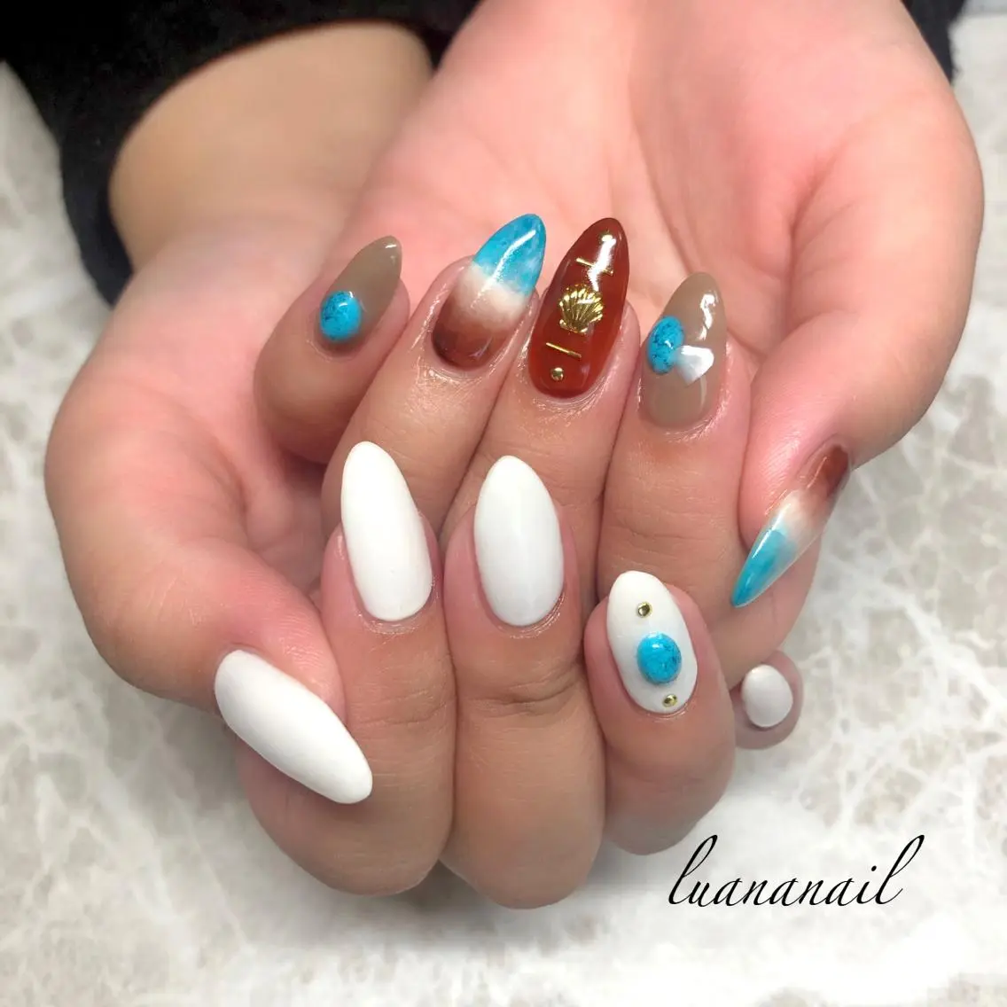 ネイル 夏ネイル luana nailのネイルデザイン