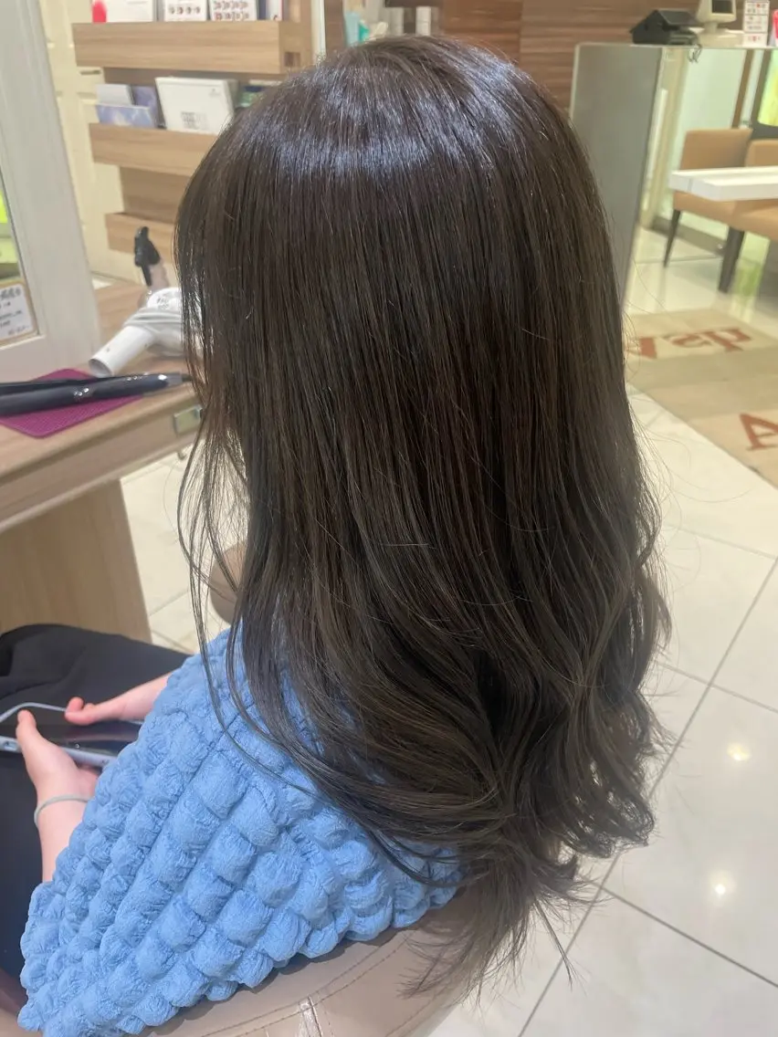 ロング カラー ヘアアレンジ ロング 韓国ヘアメイク🎀/ 縮毛矯正✨山本媛香のヘアスタイル
