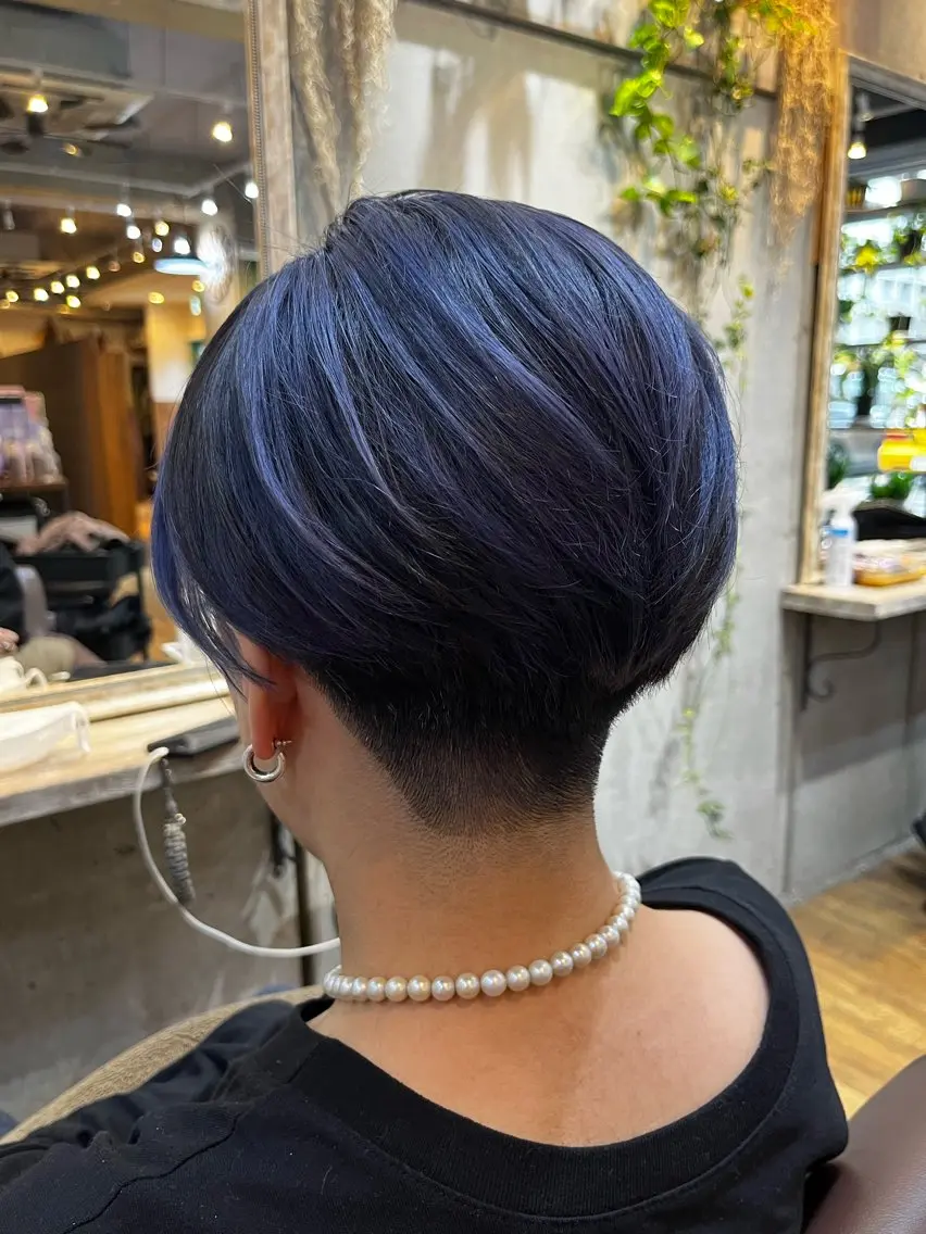ショート カラー ショートヘア 安達 俊亮のヘアスタイル