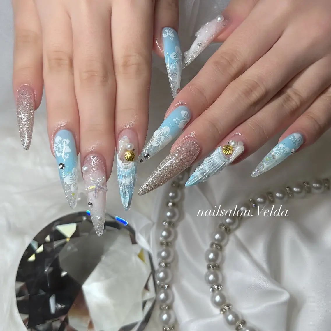 ネイル チークネイル ハンドネイル 💎Rina💎 プライベートサロン✨のネイルデザイン