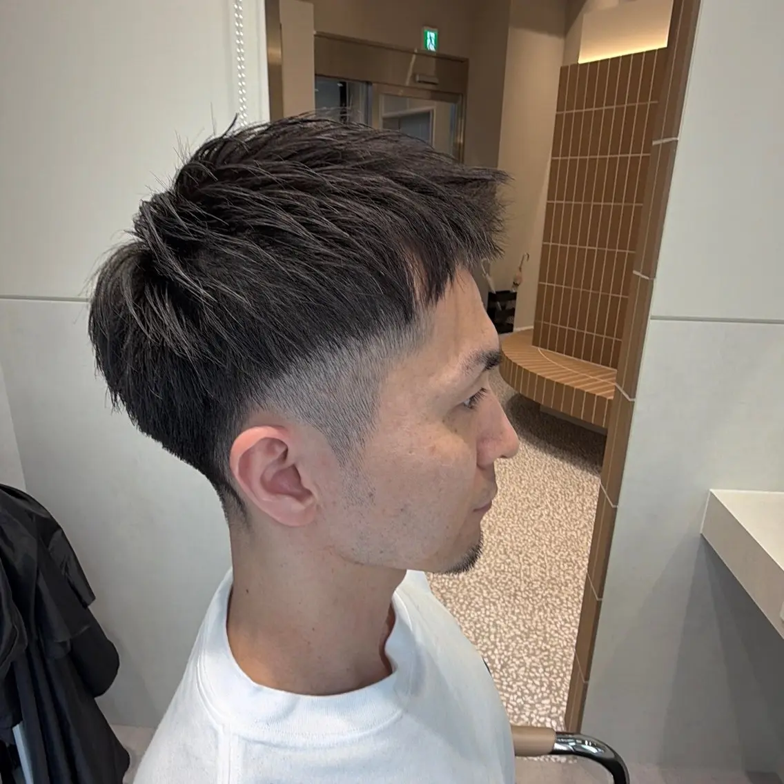 ショート メンズ カット ヘッドスパ ヘアセット 新宿メンズカット/ パーマ/岩田進一のヘアスタイル