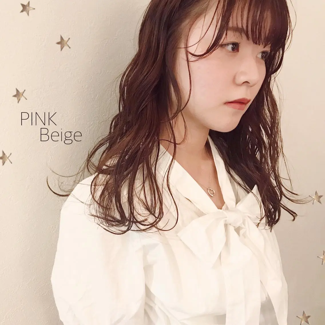 セミロング カラー 市川 千夏のヘアスタイル