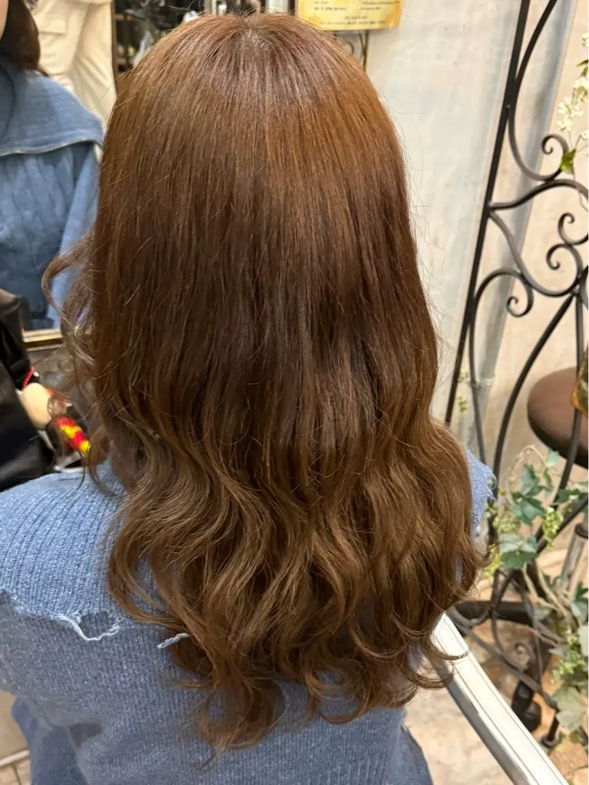 ロング ヘアカラー トリートメント モデル様募集中/ 吉祥寺/ほえみのヘアスタイル
