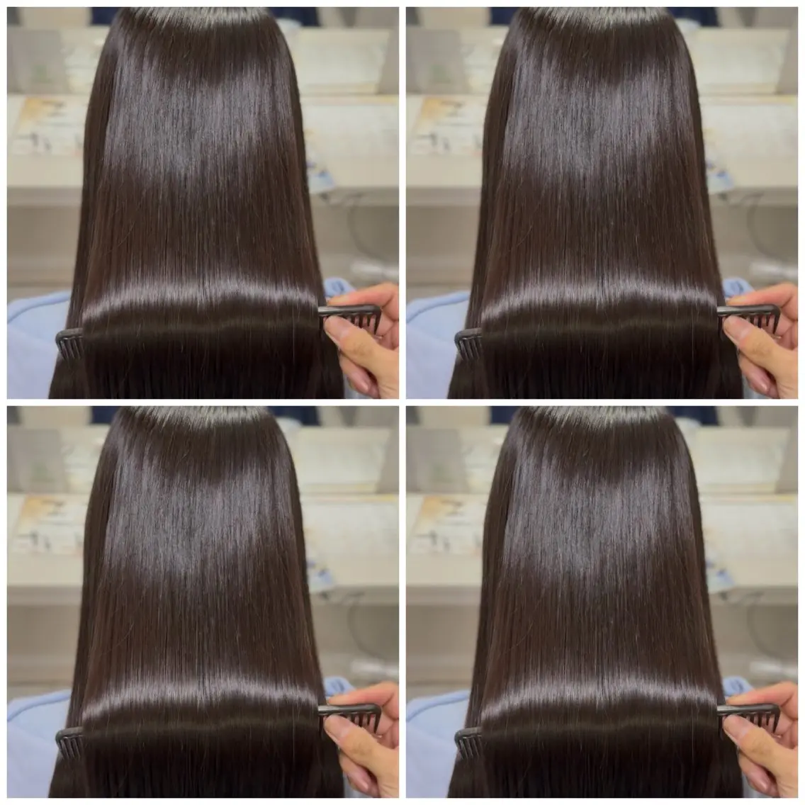 ロング カラー 髪質改善 艶髪矯正 エクステ かいり✂️のヘアスタイル