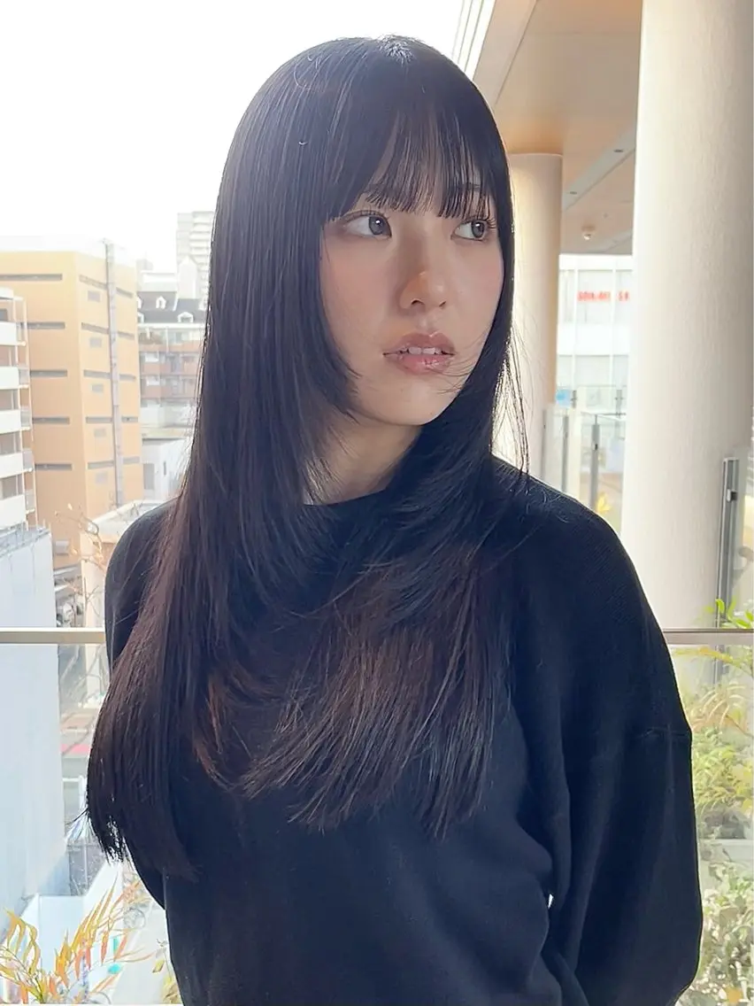 ロング カット トリートメント 園田 渉 ◤SHIKIO◢のヘアスタイル