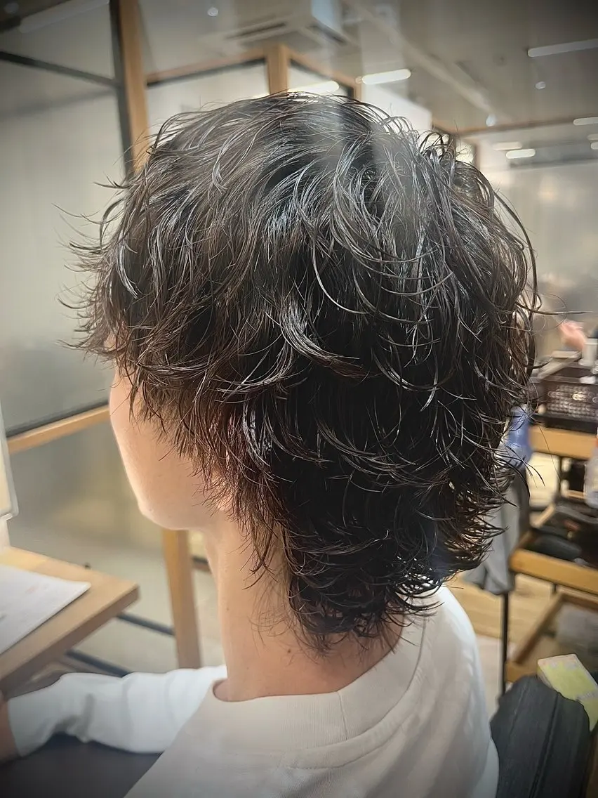 パーマ メンズ メンズパーマ ツイストスパイラルパーマ スパイラルパーマ 🟦メンズ特化🟦 たかしま　あさひのヘアスタイル