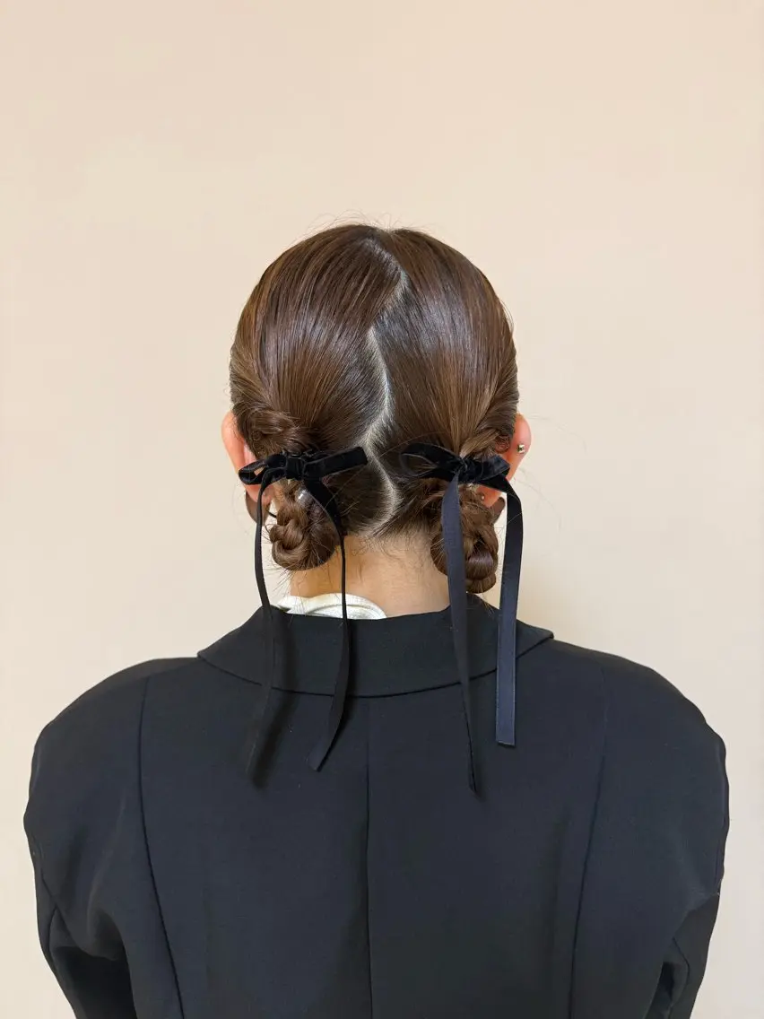 ヘアアレンジ ハイトーンベージュ カラー/さら🎀のヘアスタイル