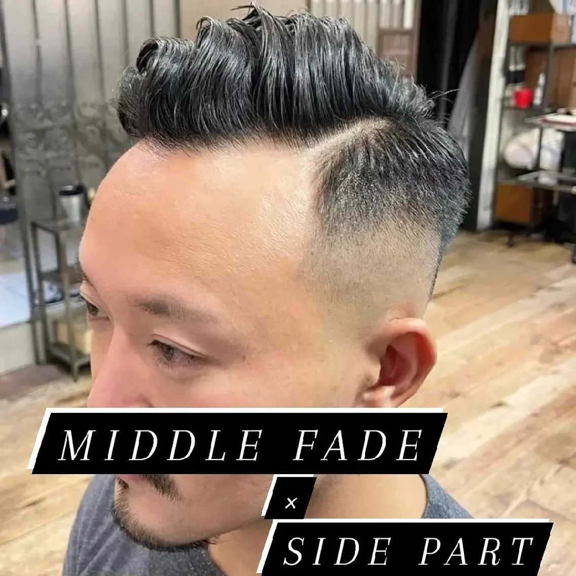 ショート メンズ カット メンズ/フェード/ バーバー/盛山大地のヘアスタイル