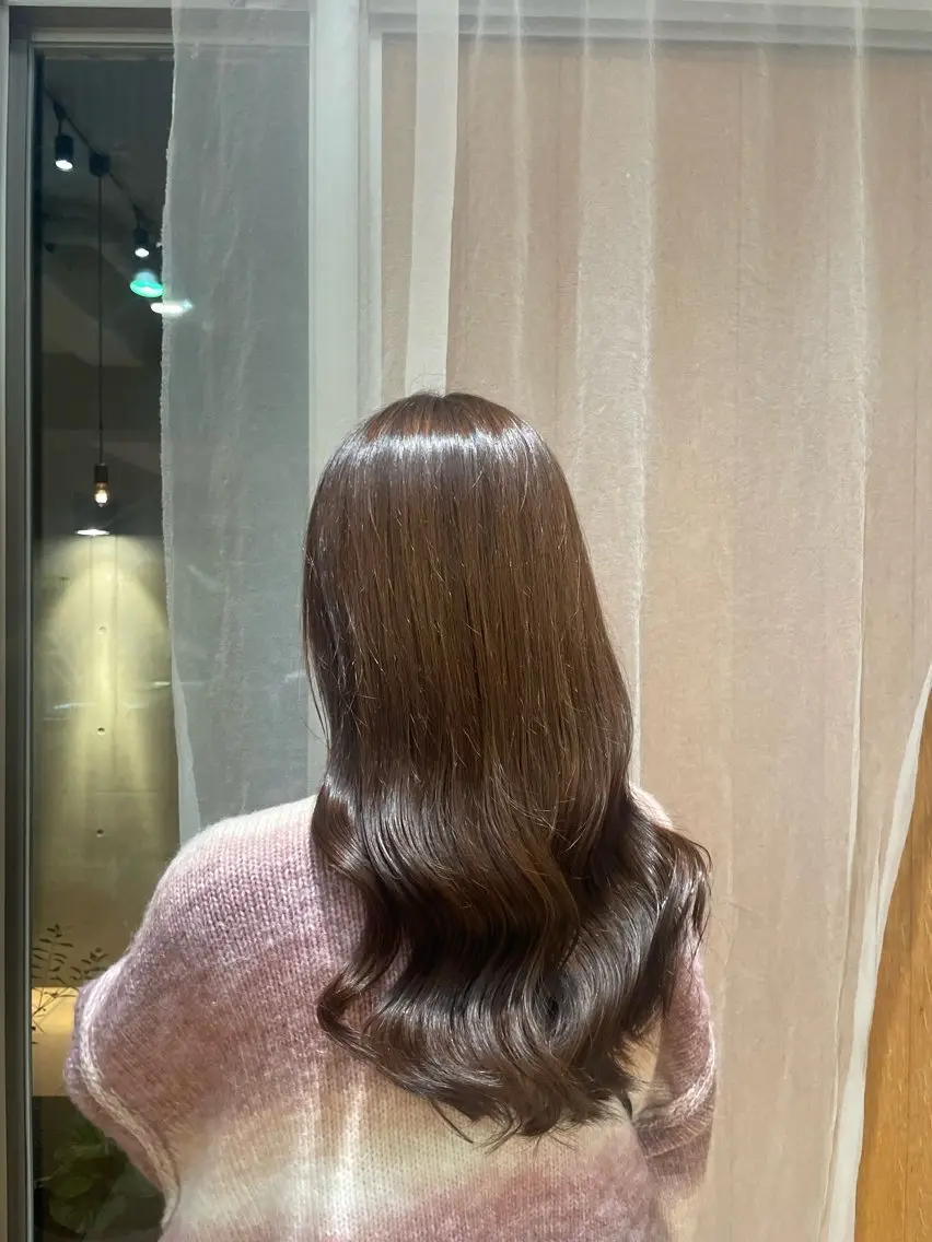 ロング トリートメント 艶カラー/縮毛矯正 🩰chihiroのヘアスタイル