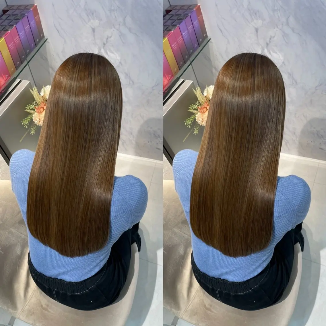 💗人気No.1💗透明感×艶色✨カット＋カラー＋髪質改善ULTOWAの写真