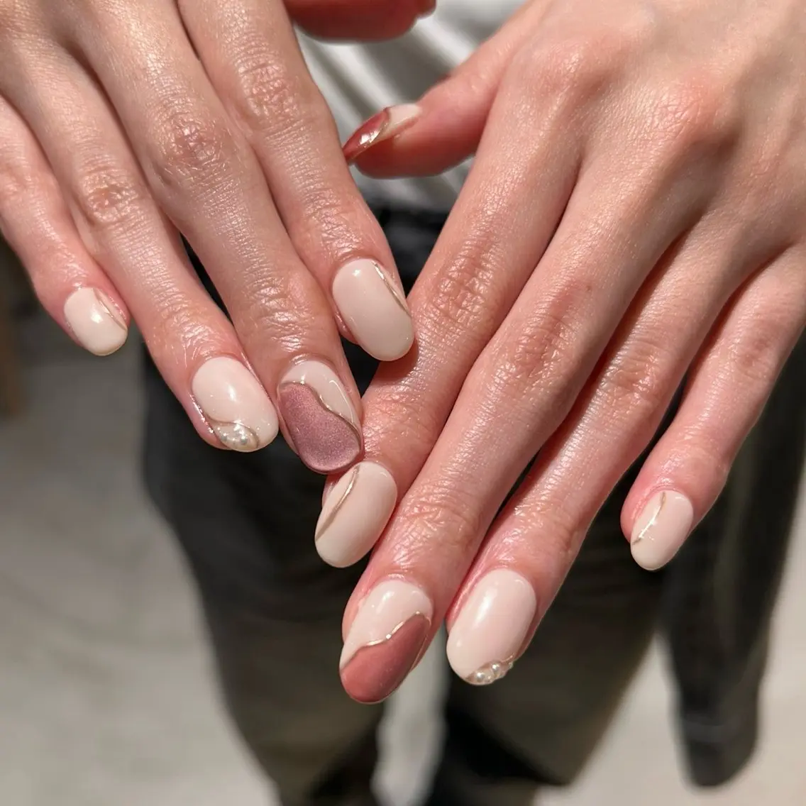 ネイル ハンドネイル Miura.H 🦋🫧のネイルデザイン