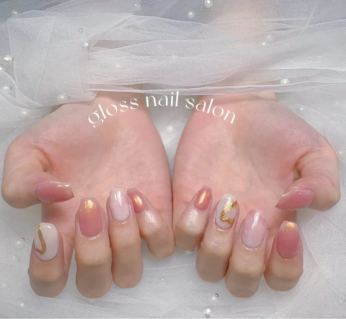 ネイル ゆり🌷 gloss nailのネイルデザイン