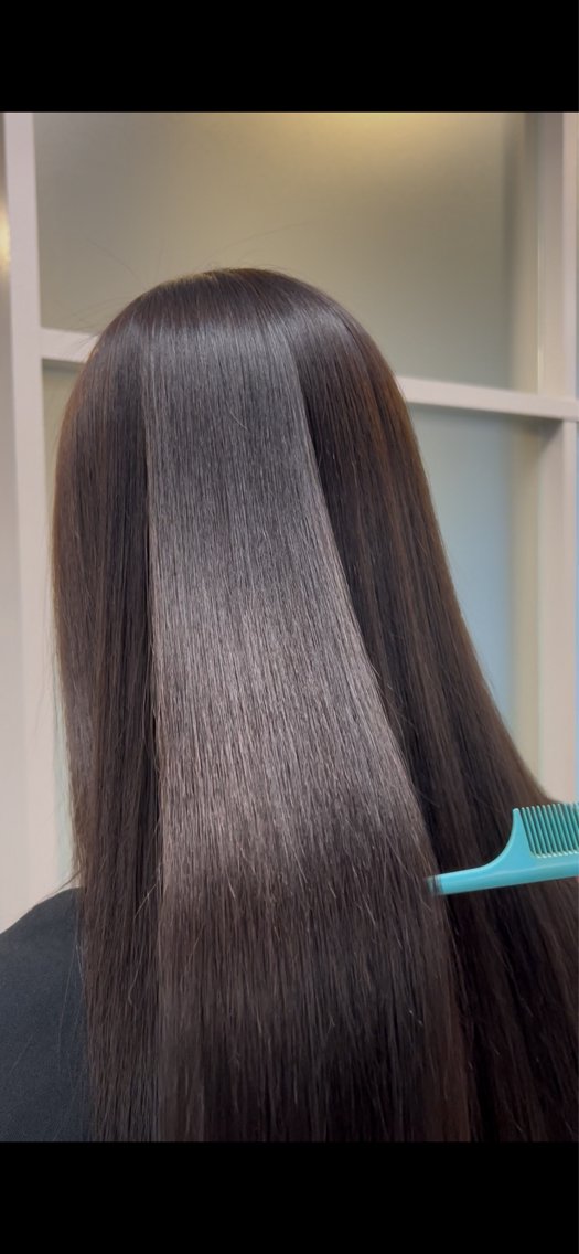 ロング カット 縮毛矯正 トリートメント ECLART下北沢 KENGOのヘアスタイル