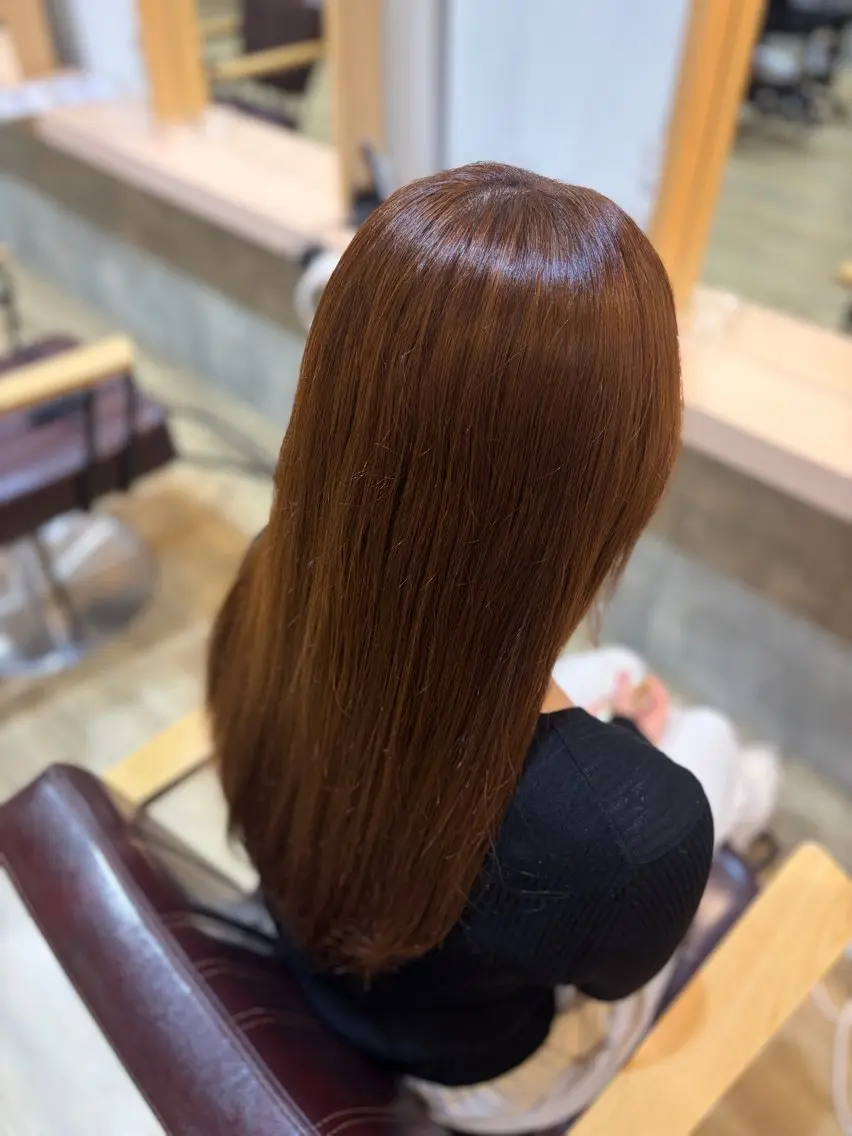 ロング カラー ブラウンカラー ヘアカラー kaede🐑🌟 CIEL四条河原町のヘアスタイル