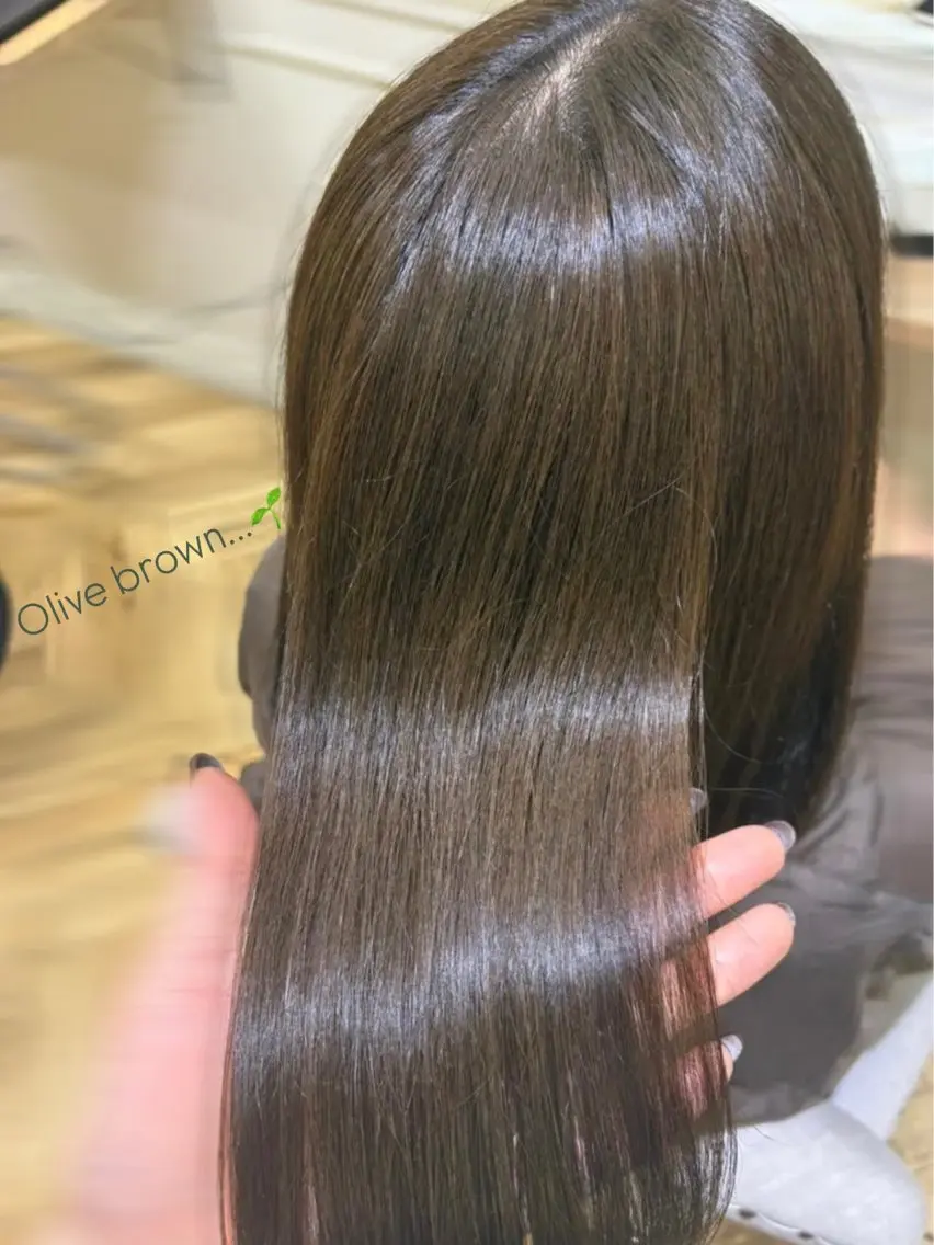 ミディアム カラー ベージュカラー 透明感カラー グレージュ オリーブカラー 似合わせカット ヘアカラー トリートメント 🌷MIREA🌷 LUANA 難波店のヘアスタイル