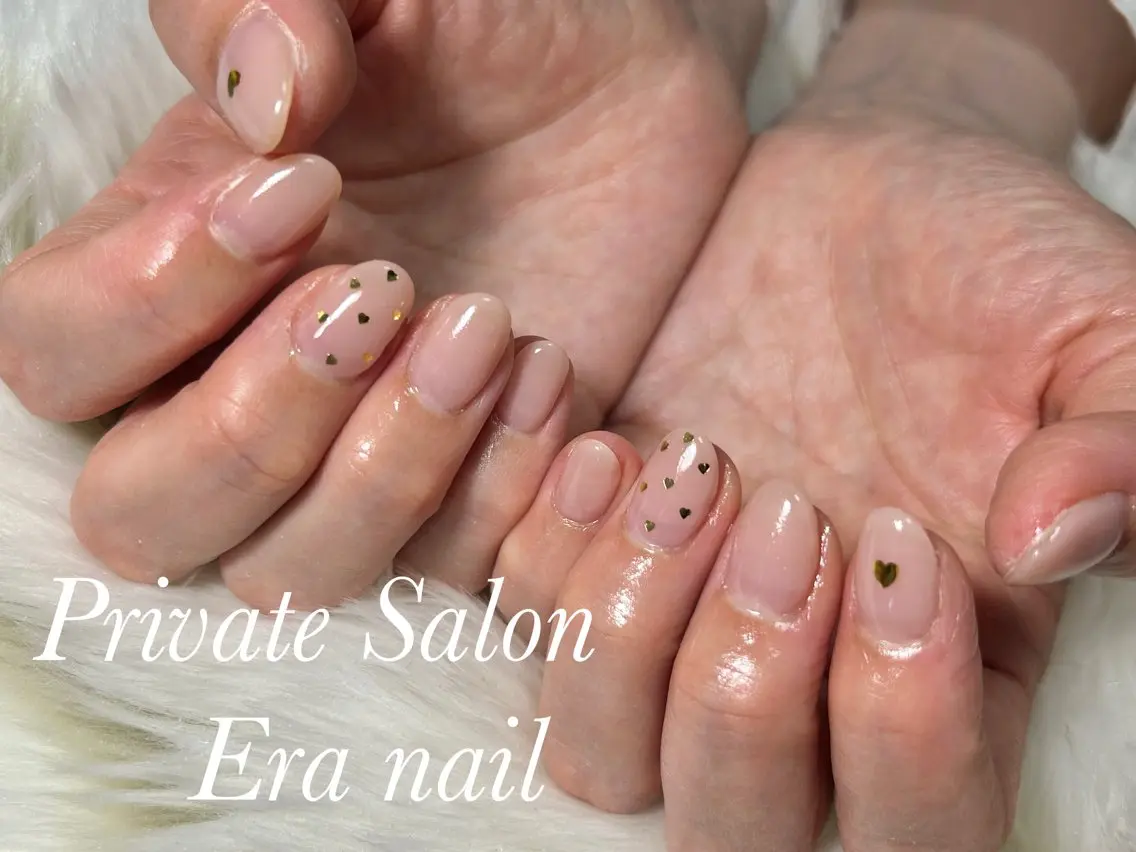 ネイル ハート ハンドネイル Era nailのネイルデザイン