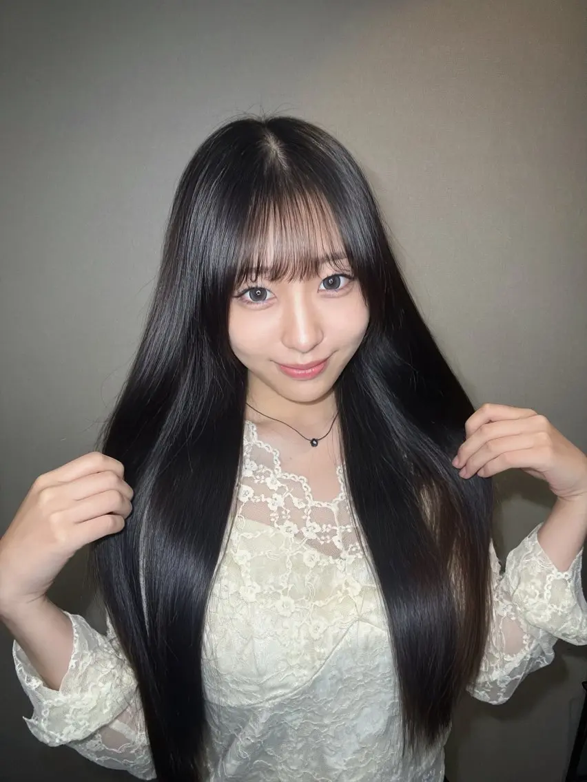 ロング 髪質改善 ヘアカラー トリートメント 髪質改善/shuki 韓国/代表取締役のヘアスタイル