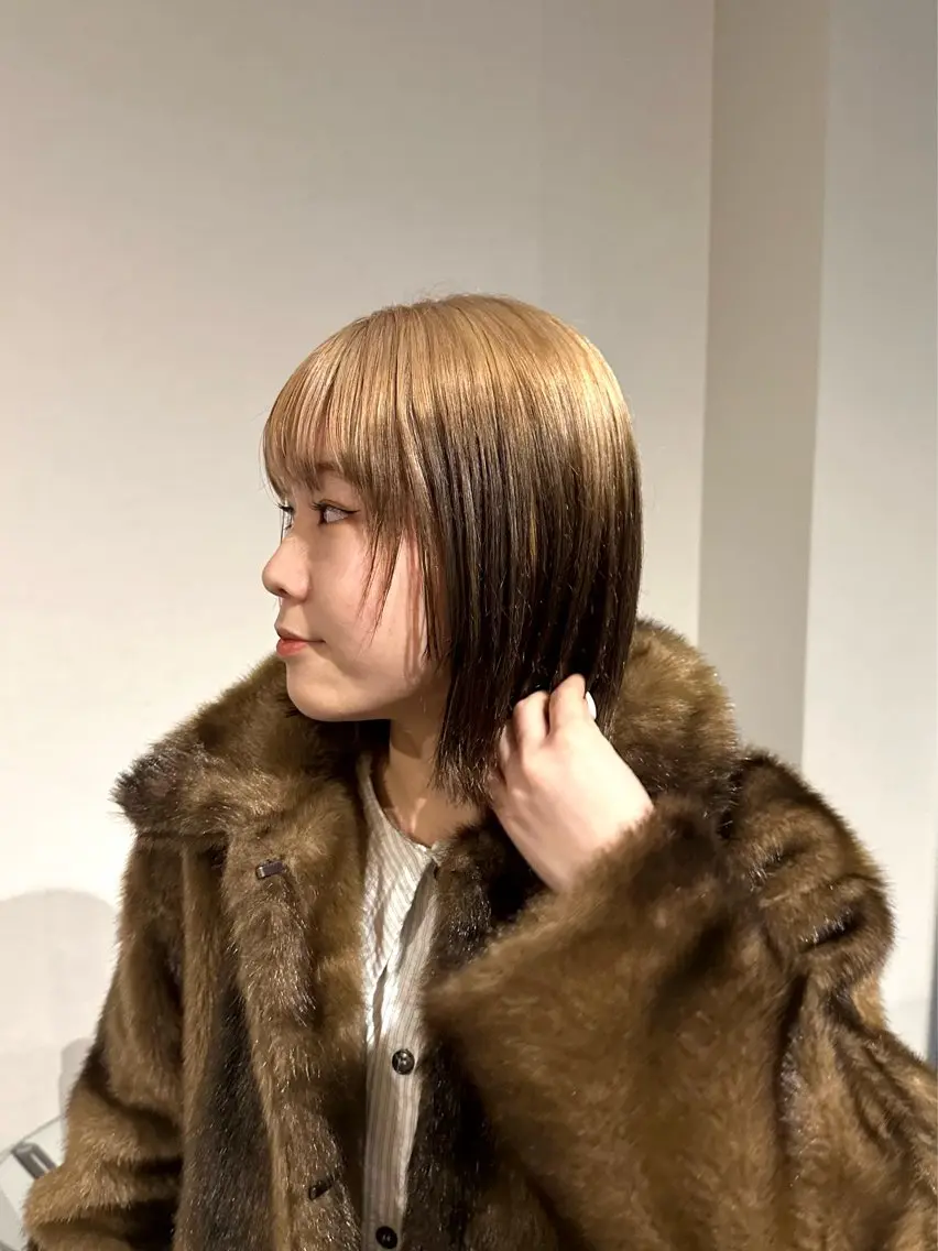ミディアム 渚音 nanoのヘアスタイル