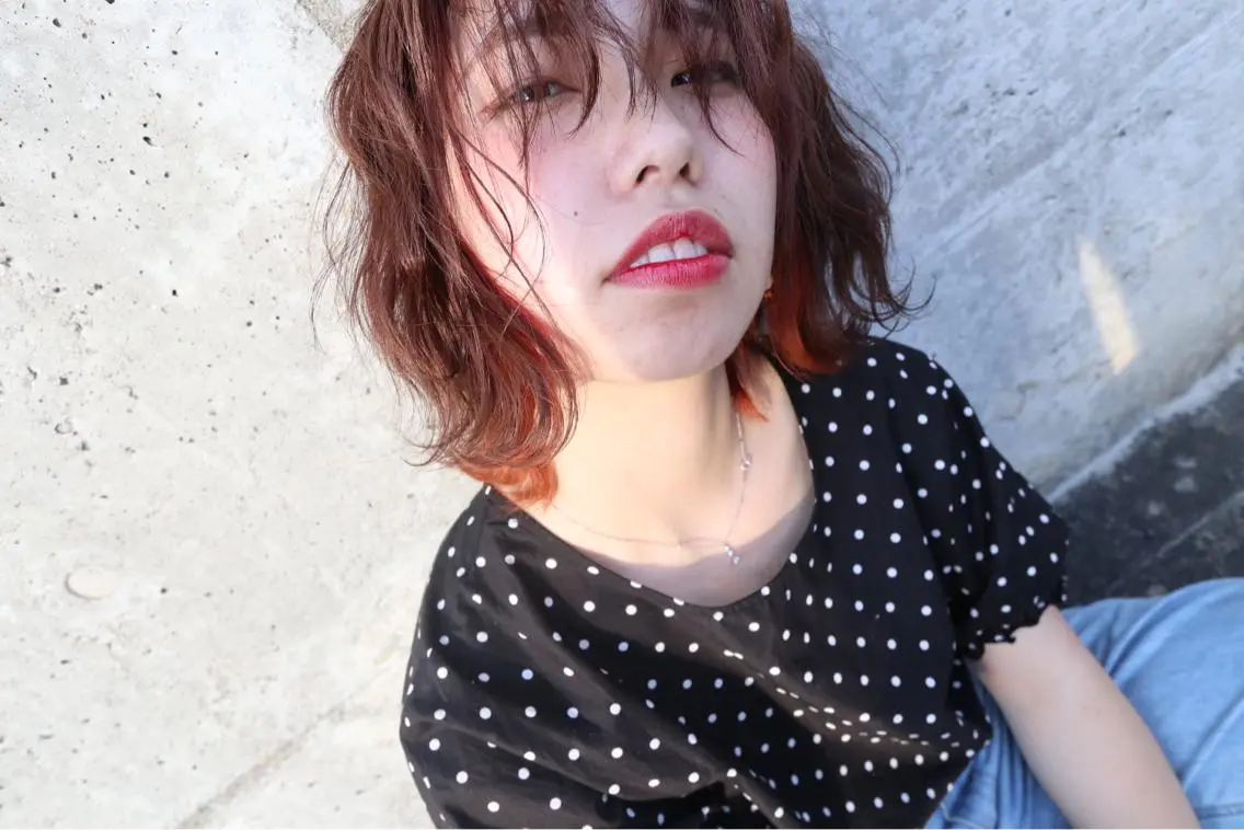 ミディアム 小川 美咲のヘアスタイル