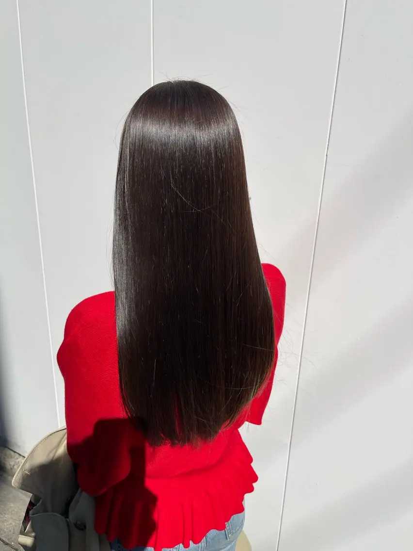 ロング カラー カット ヘアカラー 縮毛矯正 竹下 了史のヘアスタイル