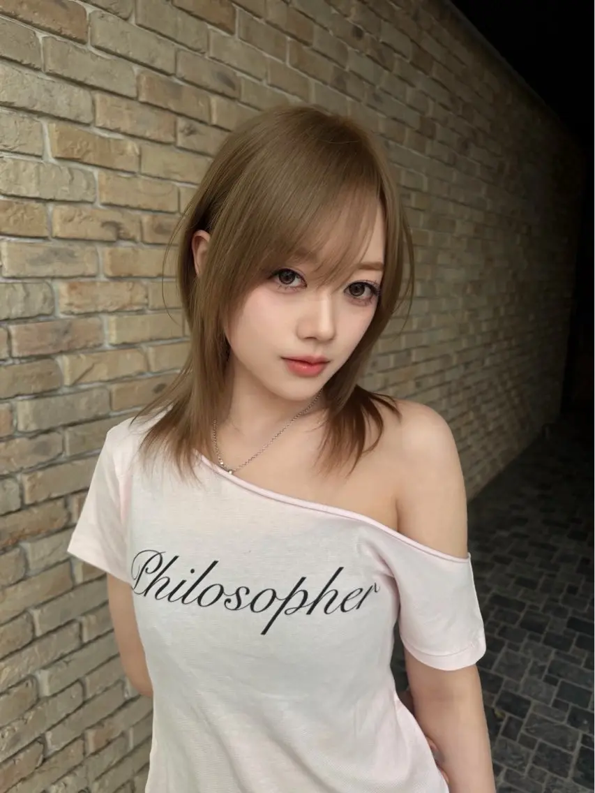 ミディアム カット ヘアカラー トリートメント ‎🤍髪質改善‎🤍 レイヤーカット‎🤍のヘアスタイル