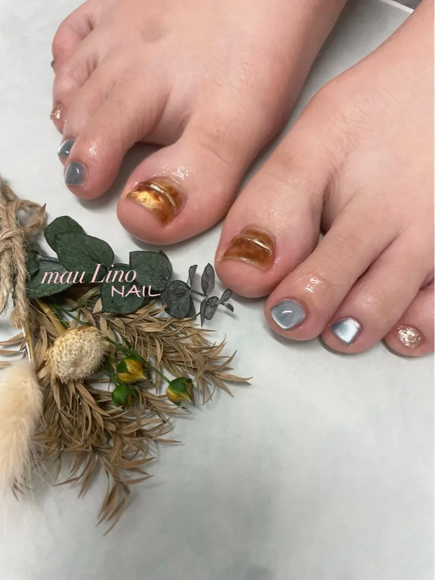 ネイル フットネイル 宇都宮ネイルGELo nail KAORIのネイルデザイン