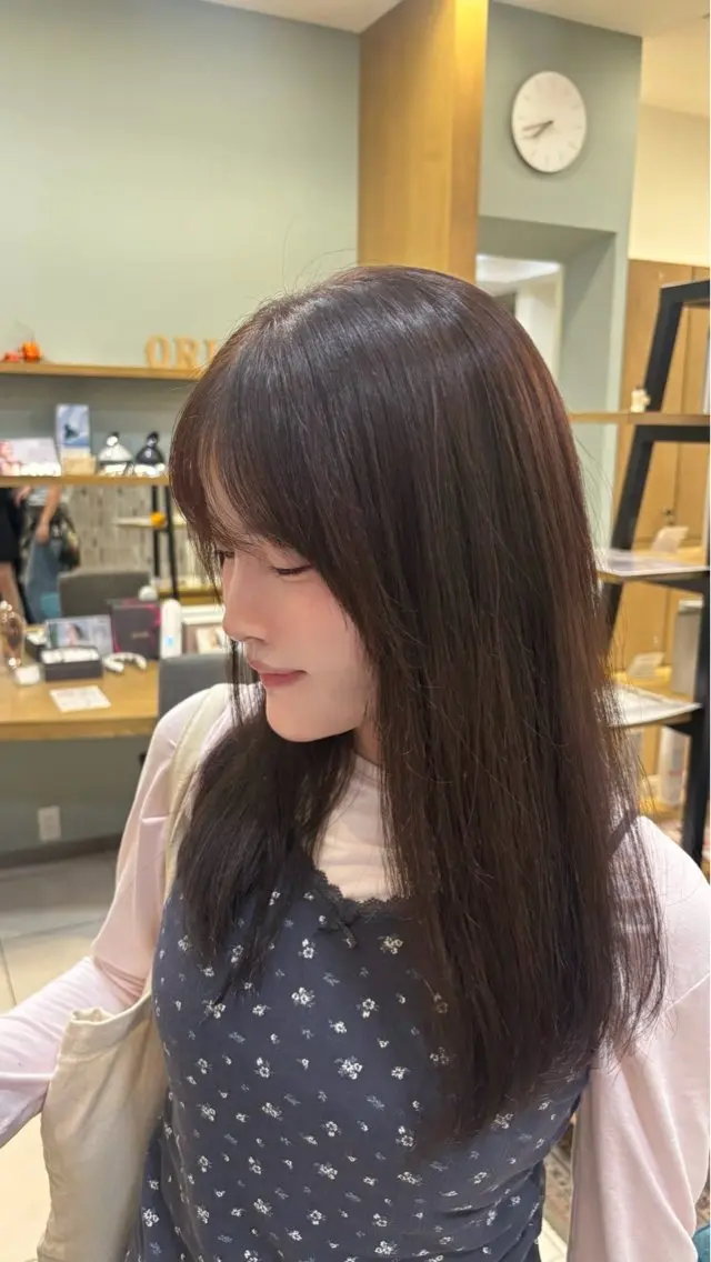 セミロング 後藤 澪のヘアスタイル
