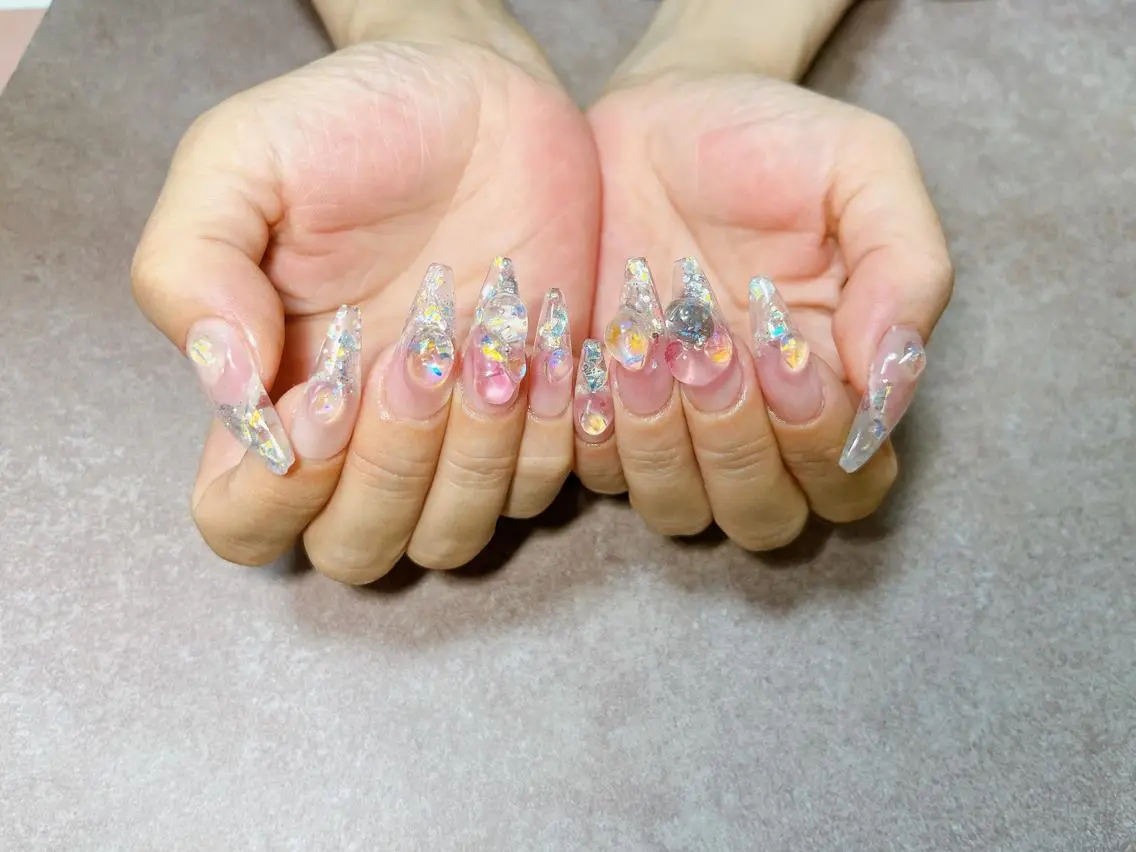 ネイル スカルプネイル ハンドネイル nail salon M'U【エムユー】のネイルデザイン