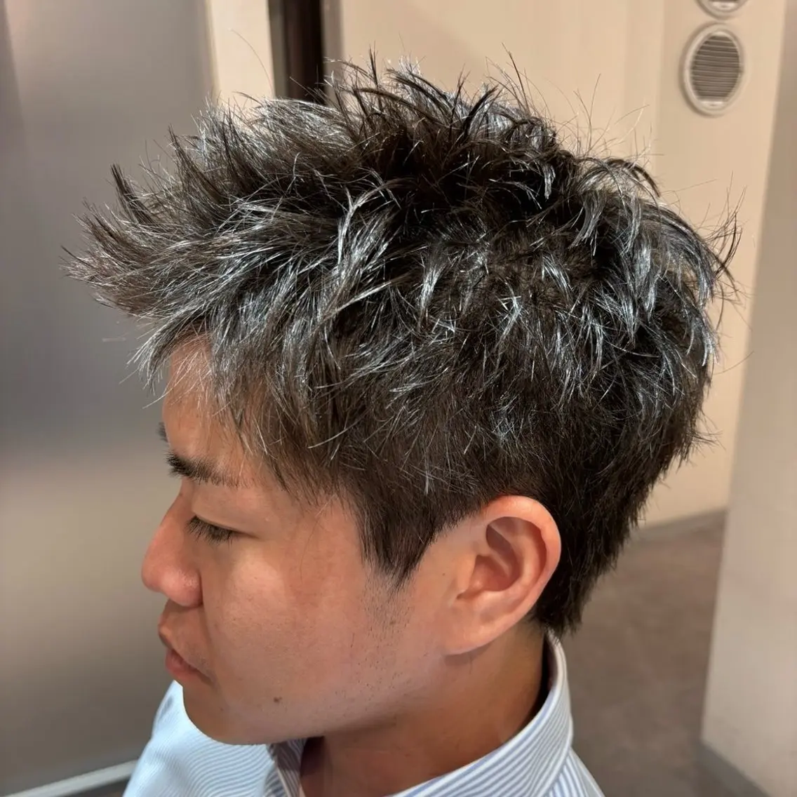ショート メンズ カット 横浜🇰🇷韓国ヘア 垢抜け艶カラーヘアメのヘアスタイル