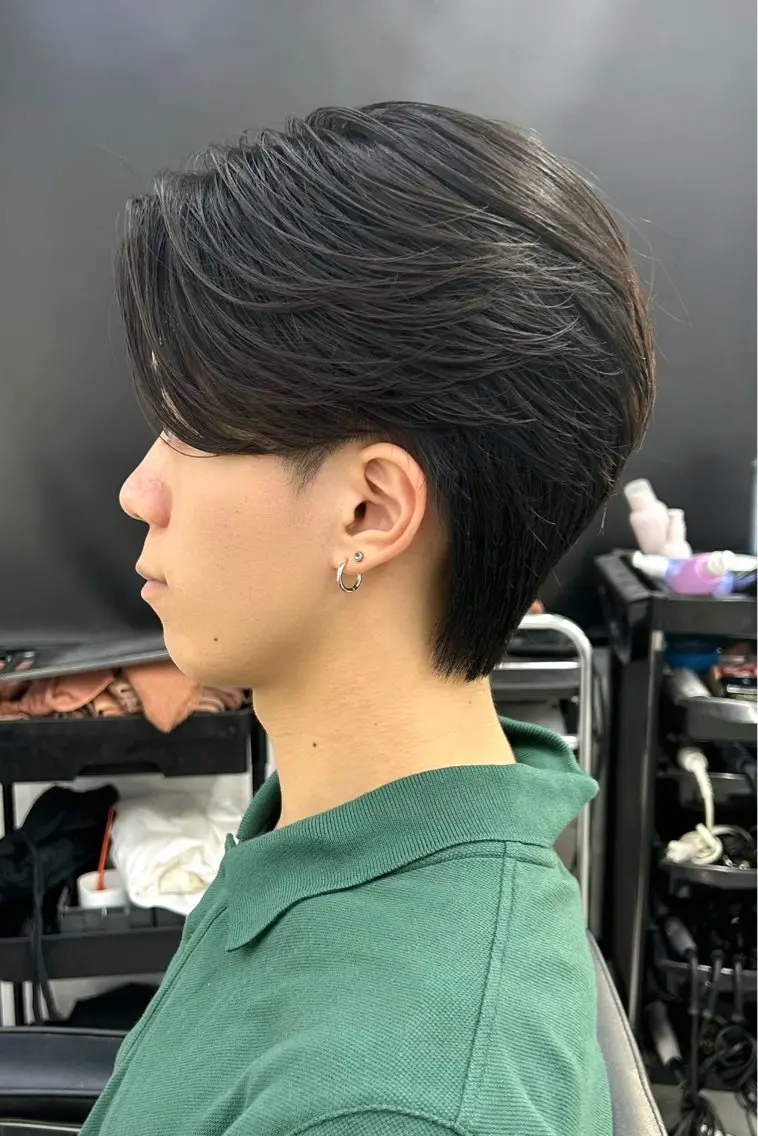 ショート パーマ メンズ カット ヘアセット メンズスタイリスト 前田雄輝のヘアスタイル