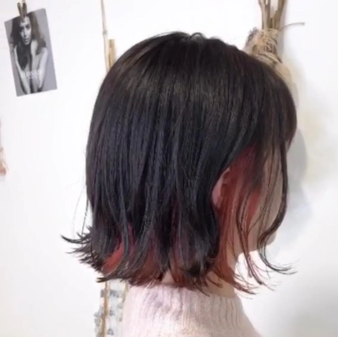 ミディアム カラー インナーカラー ヘアカラー 門田 恭弥のヘアスタイル