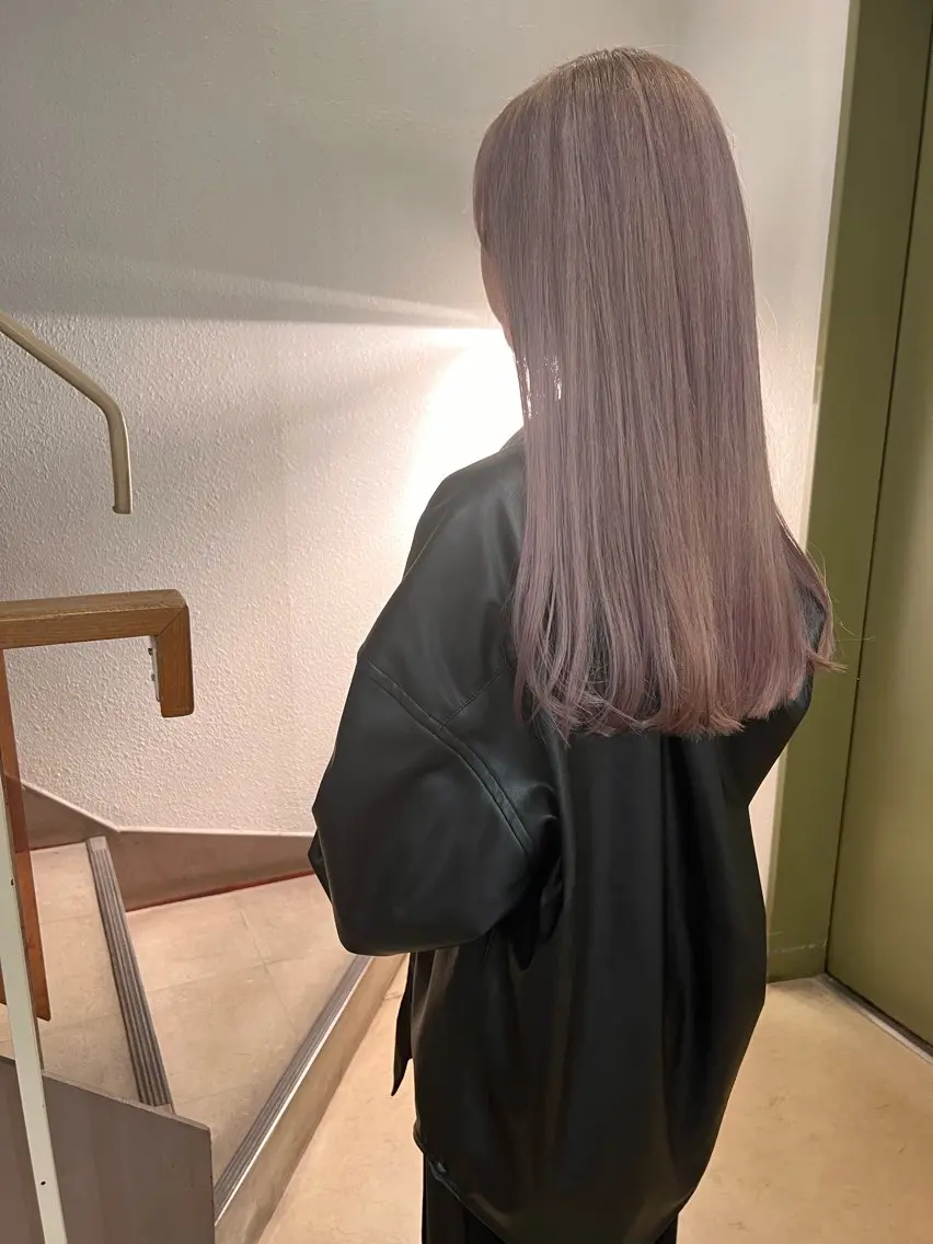 ロング カット ヘアカラー トリートメント 高橋 秀平のヘアスタイル